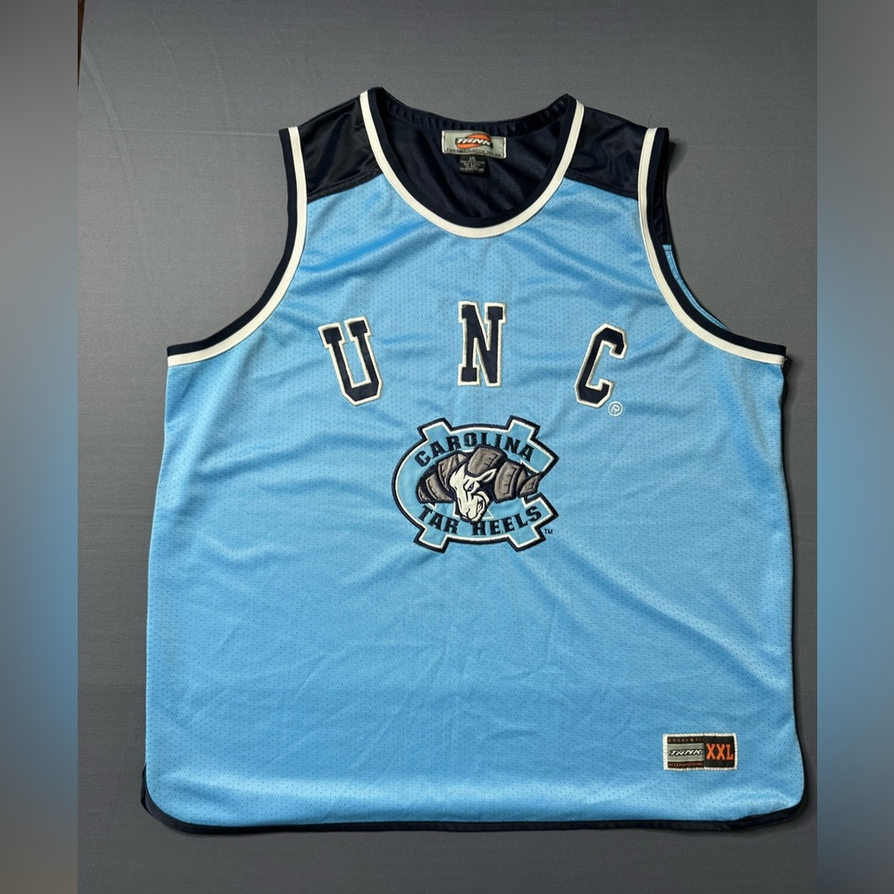 UNC Tarheels Tank Performance Blue Sewn on Basketball XXL